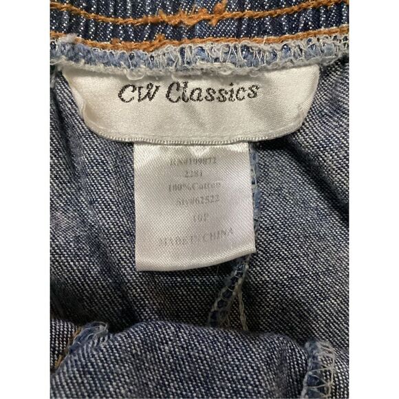 Denim Elastic Waist Pull On Pants 10P - Picture 4 of 4